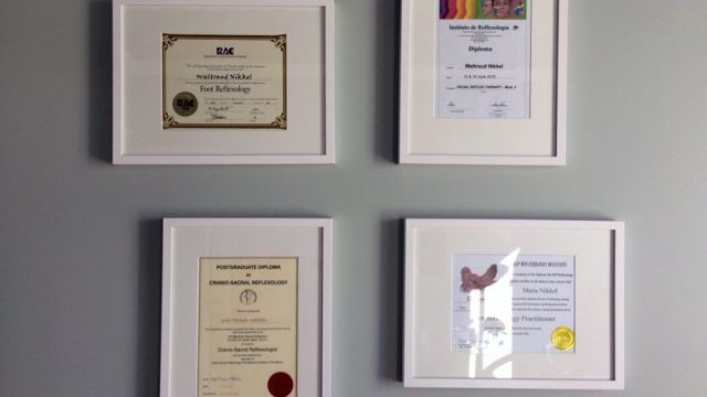 Advanced Reflexology – Waltraud Nikkel Credentials